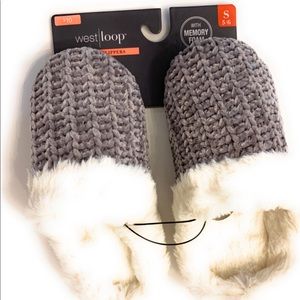 West loop 5/6 memory foam slippers